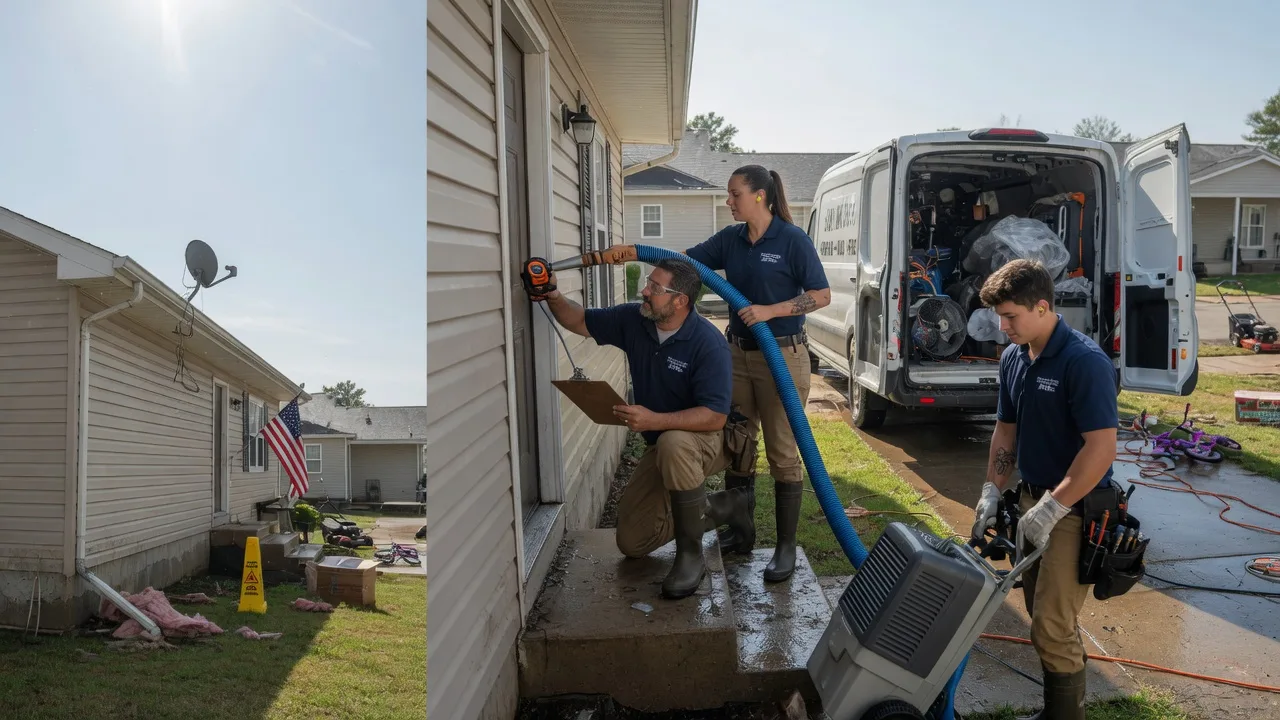 Ceiling Water Damage Restoration in Menlo, GA near me